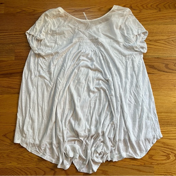 Free People highland white tee size small - Picture 3 of 8